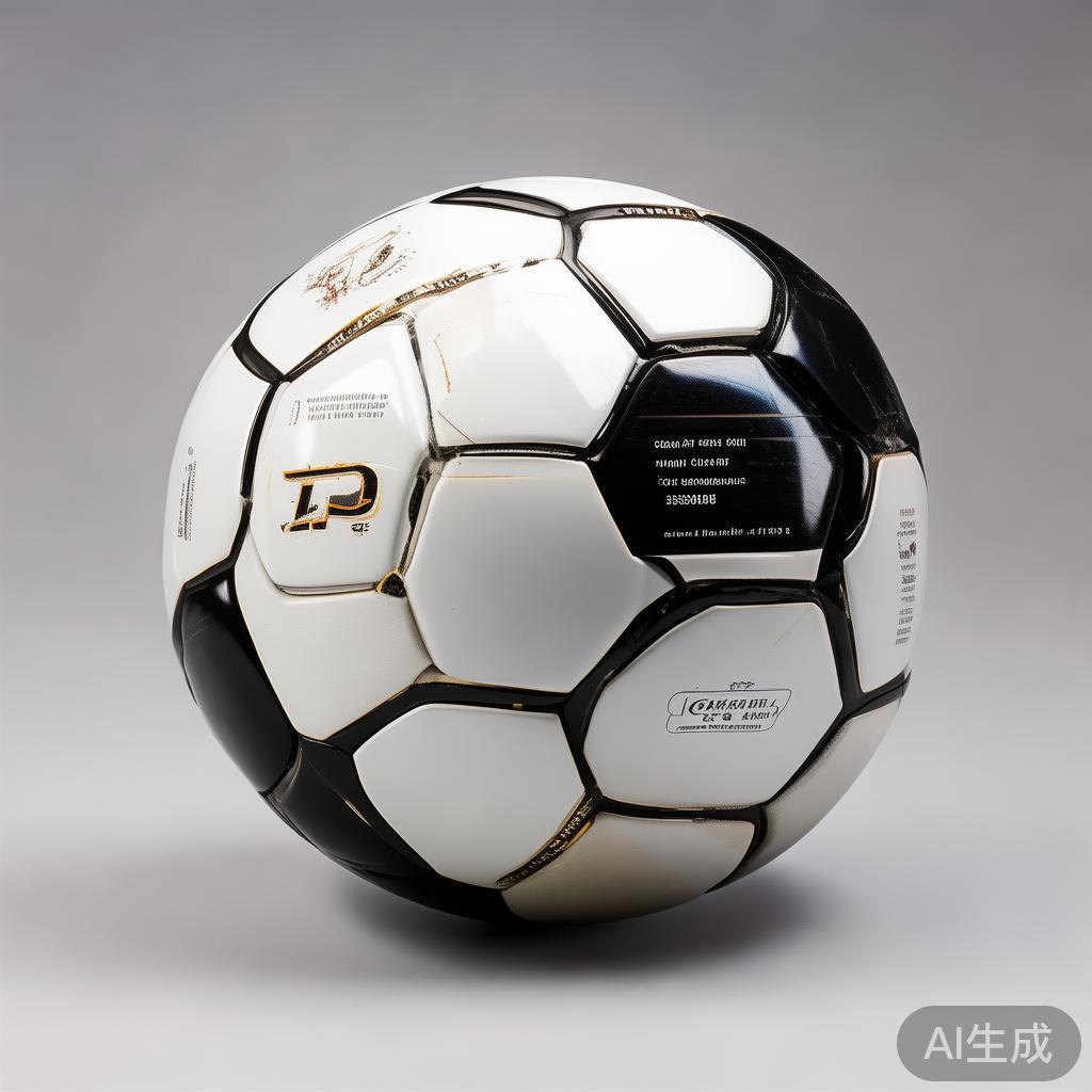 正规比赛用球配备详细的品牌标识、型号信息与生产批号